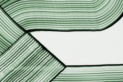 Geometrische Strepen in Groen