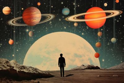 Eenzame Reiziger tussen Planeten