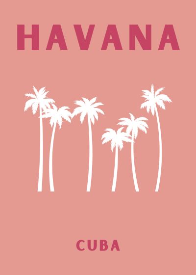 Havana, Palmen op Roze