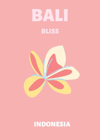 Bali, Hibiscus in Pastel