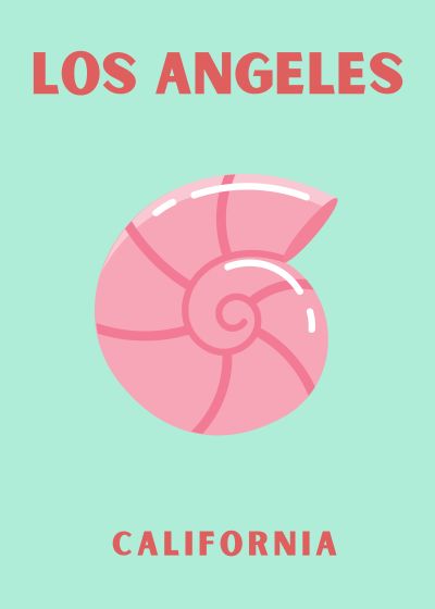 Los Angeles, Schelp op Turquoise