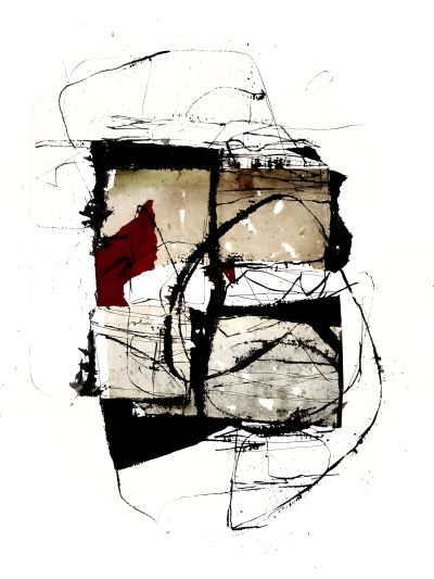 Inkt en Papier met Rood Accent
