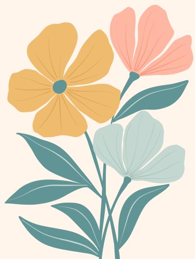 Stilleven met Anjer en Magnolia