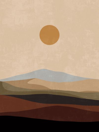 Gouden Zon boven Heuvellagen