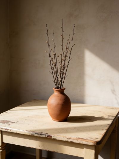 Rustieke Terracotta Vaas