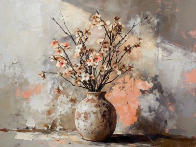 Bloemen in Koraaltinten