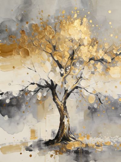 Gouden Boom in de Mist