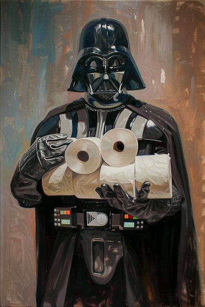 Darth Vader met Toiletpapier