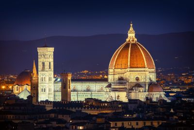 Florence in Nachtlicht