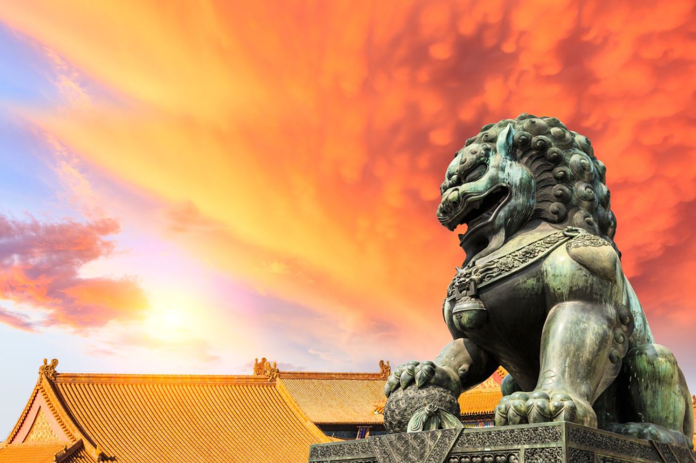 De Bronzen Leeuw van de Verboden Stad