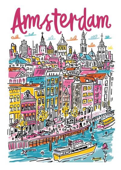 Amsterdam in Pop-Art