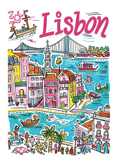 Lissabon in Pop-Art