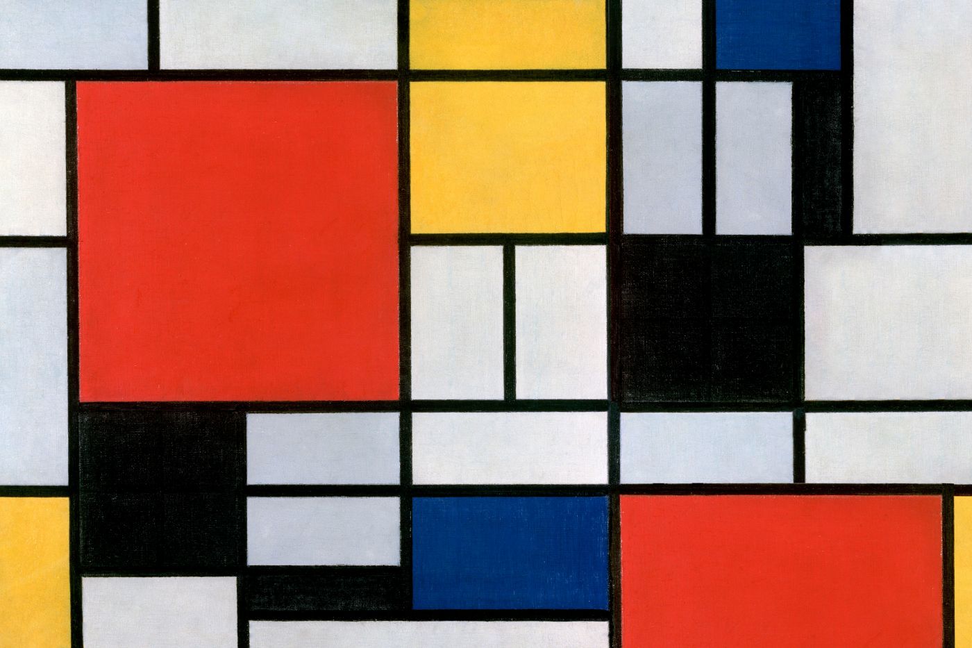 Rood Geel en Blauw Raster