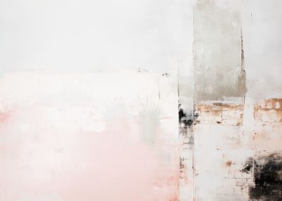 Wit en Roze met Zwarte Accenten