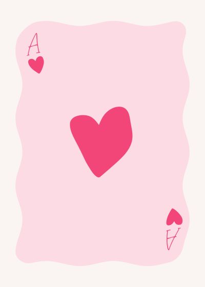 Hartenaas in Zacht Roze
