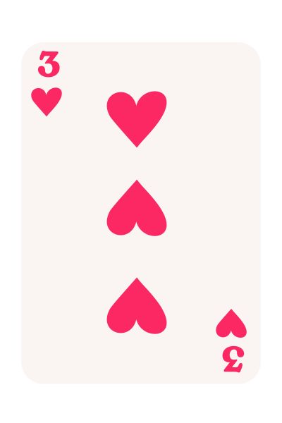 Harten Drie in Roze