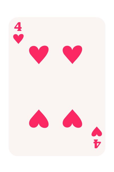 Harten Vier in Roze