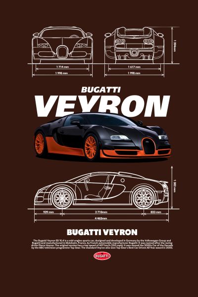 Bugatti Veyron, Blauwdruk