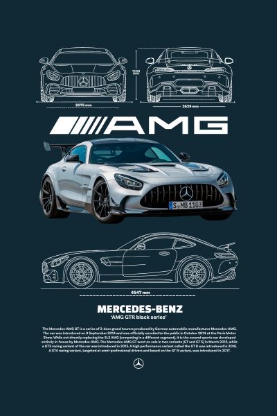 Mercedes-AMG GT Black Series, Blauwdruk