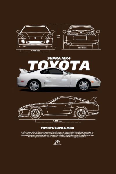 Toyota Supra MK4, Maatschets