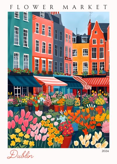 Bloemenmarkt in Dublin