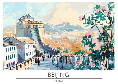 Peking, De Chinese Muur in Bloei