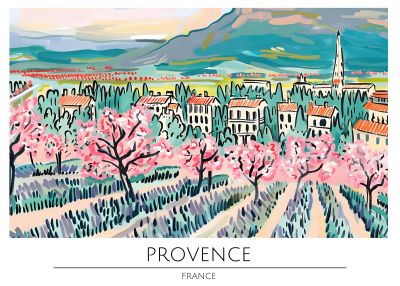 Provence, Bloeiende Lavendel